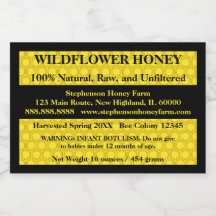 Jar de mel descritivo (Versão 3)