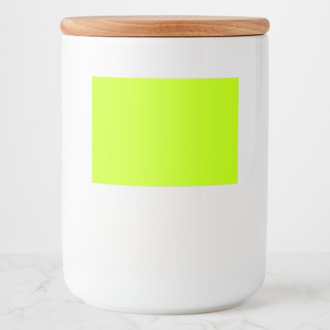 Rótulo Para Comida Limão amargo (cor sólida) (Frente)