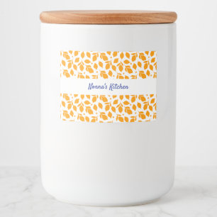 Rótulo Para Comida Limões Amarelos Italianos Desenhados À Mão Persona