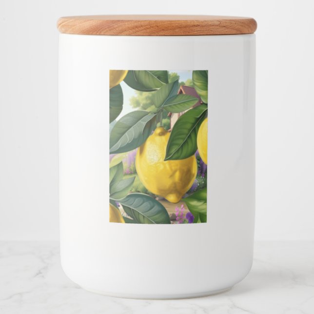 Rótulo Para Comida Limões suculentos (Frente)