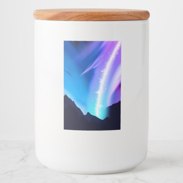 Rótulo Para Comida Luzes do Norte (Frente)