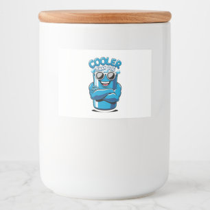Rótulo Para Comida Mais fixe do que você - Festa Engraçada Design
