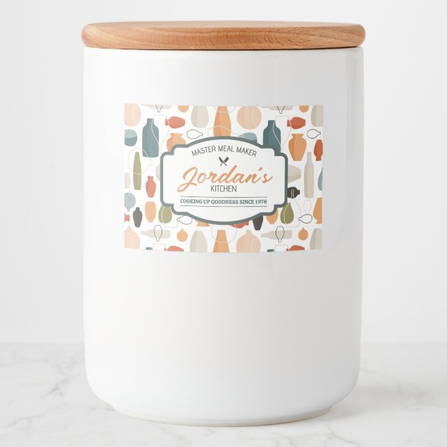 Rótulo Para Comida Master Meal Maker  (Frente)