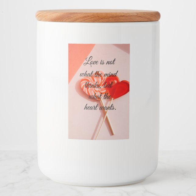 Rótulo Para Comida Namorados (Frente)