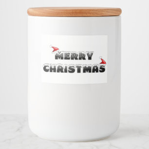 RÓTULO PARA COMIDA NATAL DE MERRY NEVY