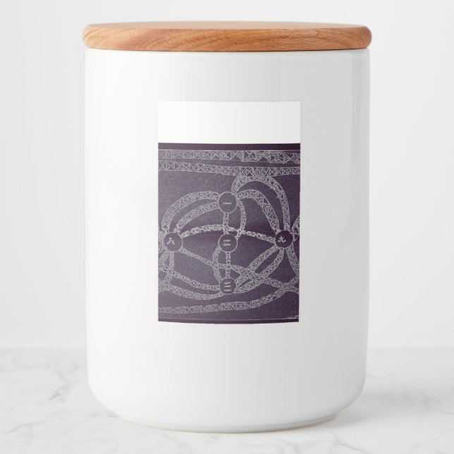 Rótulo Para Comida Nove luas no mundo negro (Frente)