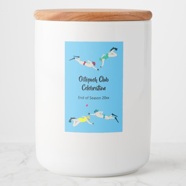 Rótulo Para Comida Octopsia (Frente)