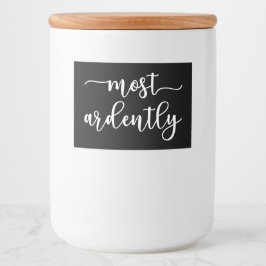 Rótulo Para Comida Orgulho E Preconceito, Sr. Darcy - Mais Ardentemen