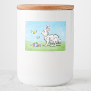 Rótulo Para Comida Ovos de Páscoa de Bunny