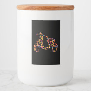 Rótulo Para Comida Padrão da ventoinha do Patinete do motor