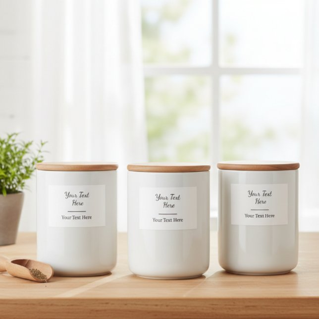 Rótulo Para Comida Personalised Organisation Labels, Design Your Own (Criador carregado)