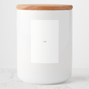 Rótulo Para Comida personalizado