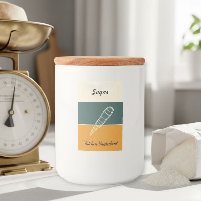 Rótulo Para Comida Personalized Cookie & Cereal Labels Freshness (Criador carregado)