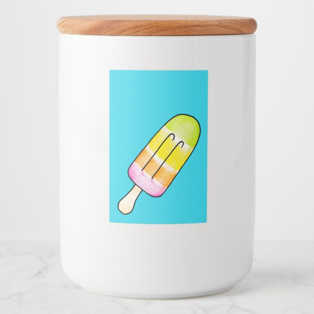 Rótulo Para Comida Picolé (Frente)