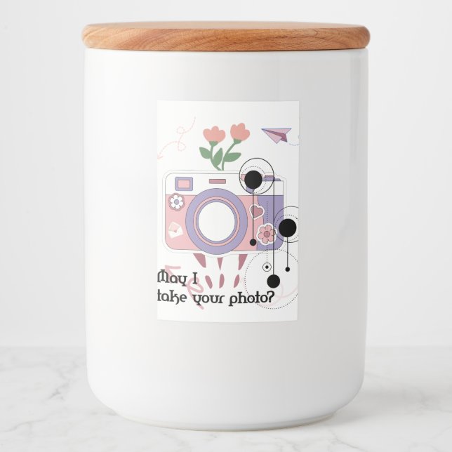 Rótulo Para Comida Posso tirar sua foto? (Frente)