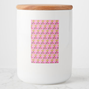 Rótulo Para Comida Princesa a Rosa