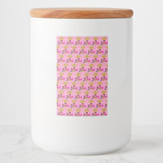 Rótulo Para Comida Princesa a Rosa