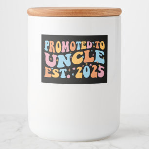 Rótulo Para Comida Promovido Ao Tio Est. 2025 III