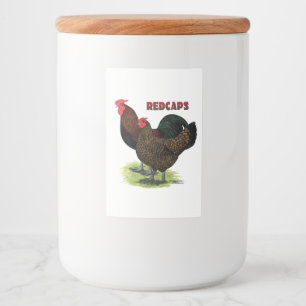 Rótulo Para Comida Redcaps Ingleses