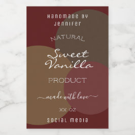 Rótulo Para Comida Rotulagens modernas de empacotamento de produtos V