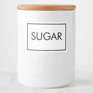 Rótulo Para Comida Rótulo de Comida Minimalista