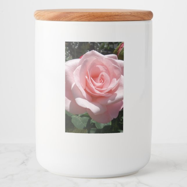 Rótulo Para Comida Rótulo do Contêiner de Comida Rosa Rosa Rosa Rosa  (Frente)
