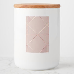 Rótulo Para Comida Royal Pink Cerâmico-Lid Jar