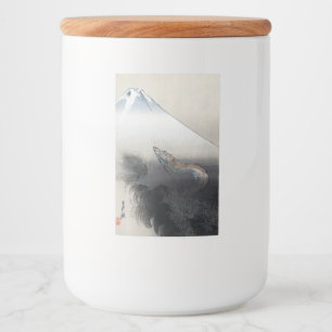Rótulo Para Comida Ryu Shoten: Dragão Ascendente sobre Fuji, Japão