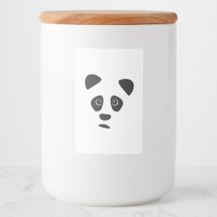 Rótulo Para Comida Sad Panda