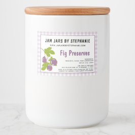 Rótulo Para Comida Setor de Algodão - Previsões de Fruta de Texto Nec