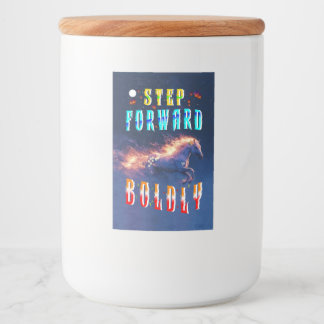 Rótulo Para Comida Step Forward Boldly