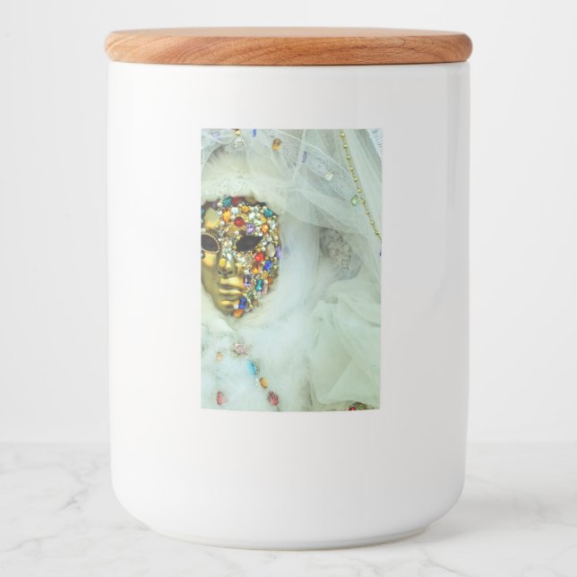 Rótulo Para Comida Tempo de carnaval (Frente)