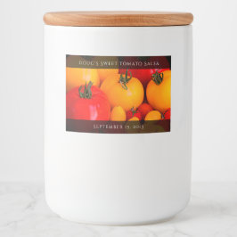 Rótulo Para Comida Tomates Amarelos Comidas