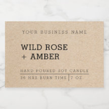 Velas naturais modernas