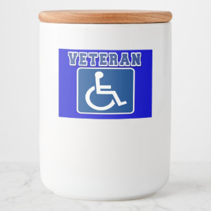 Rótulo Para Comida Veterano deficiente