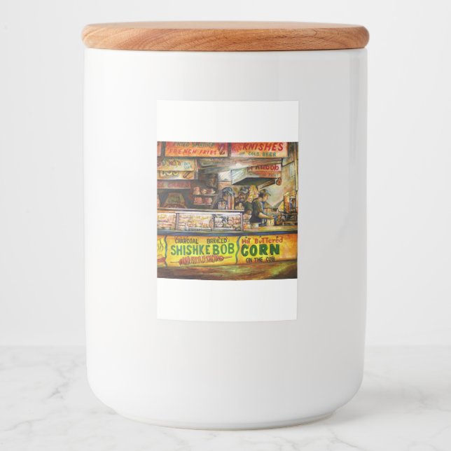 Rótulo Para Comida Você não pode competir com isso (Frente)