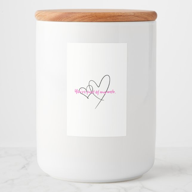 Rótulo Para Comida Web Within – Art of Hidden Strength (Frente)