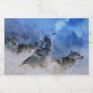 Rótulo Para Comida Wolf Spirits