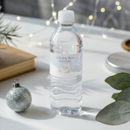 Rótulo Para Garrafa D'água Baby, It's Cold Outside Teddy Bear Wonderland