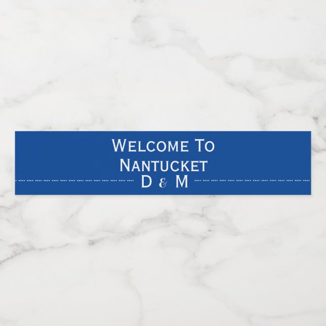 Rótulo Para Garrafa D'água Boas-vindas ao nosso casamento (Rótulo Único)