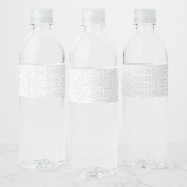 Rótulo Para Garrafa D'água Conjunto de Pastas de Arquivo Branco de Luxo com M (Garrafas)