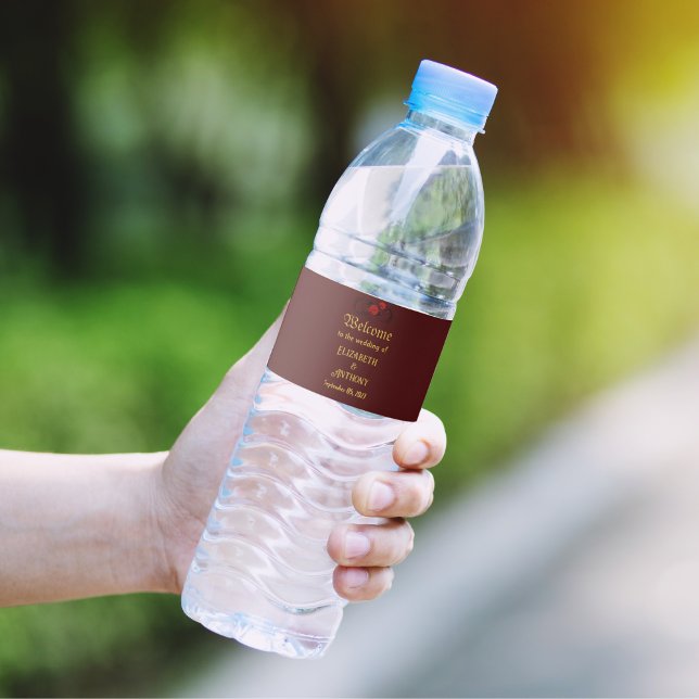 Rótulo Para Garrafa D'água Eternal Bliss (Criador carregado)