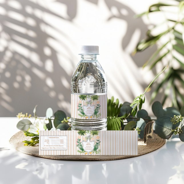 Rótulo Para Garrafa D'água Festa Antes do Tee | Noiva do Golfe (Criador carregado)