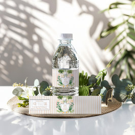 Rótulo Para Garrafa D'água Festa Antes do Tee | Noivas de Golfe