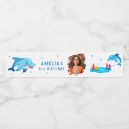 Rótulo Para Garrafa D'água Festa de aniversário de Fotografias de Animais do