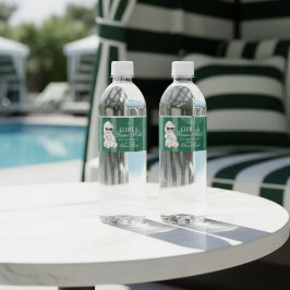 Rótulo Para Garrafa D'água Girls Gone Mild Spa Bear Bachelorette