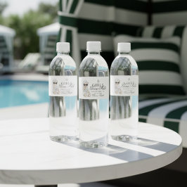 Rótulo Para Garrafa D'água Girls Gone Mild Spa Bear Bachelorette