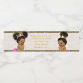 Rótulo Para Garrafa D'água Grelha de Garrafa de Água Grelha Africana, branca,