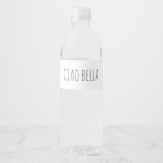 Rótulo Para Garrafa D'água Olá bela | Olá bela