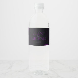 Rótulo Para Garrafa D'água Plum gótico, Ornamentado